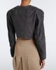 Alaia Alaïa Cropped suede jacket - 5