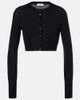 Alaia Alaïa Cropped wool-blend cardigan - 1