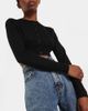 Alaia Alaïa Cropped wool-blend cardigan - 4