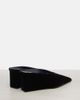 Alaia AlaÃ¯a Cube 75 velvet wedge mules - 2
