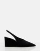 Alaia AlaÃ¯a Cube 75 wedge slingback suede pumps - 4