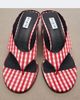 Alaia AlaÃ¯a Cube gingham wedge sandals - 6
