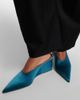 Alaia Alaïa Cube satin wedge mules - 2