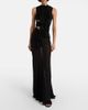 Alaia AlaÃ¯a Cutout ruffled jersey gown - 2
