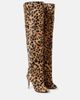 Alaia AlaÃ¯a Leopard-print calf hair over-the-knee boots - 1
