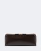 Alaia Alaïa Delta Small leather clutch - 1