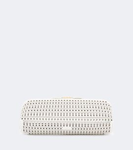 Alaia Alaïa Delta Vienne leather clutch