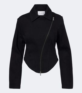 Alaia Alaïa Denim biker jacket
