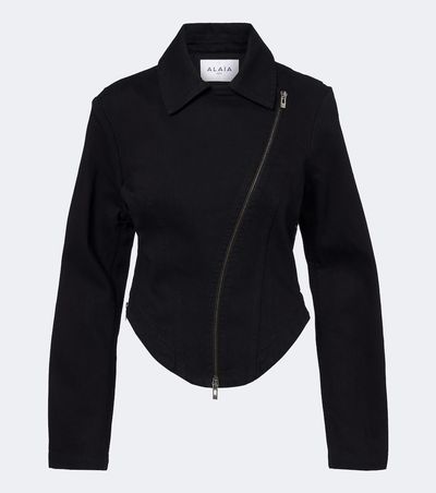 Alaia Alaïa Denim biker jacket