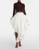 Alaia Alaïa Draped asymmetric midi skirt - 2