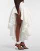 Alaia Alaïa Draped asymmetric midi skirt - 4