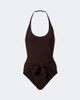Alaia Alaïa Draped halterneck swimsuit - 1