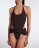 Alaia Alaïa Draped halterneck swimsuit - 2
