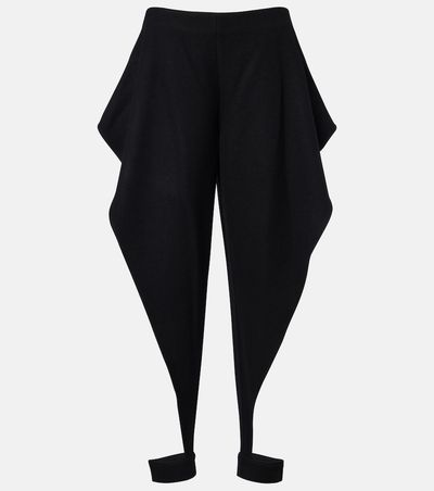 Alaia Alaïa Draped wool-blend pants