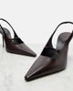 Alaia AlaÃ¯a Drop leather slingback pumps - 4