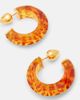 Alaia AlaÃ¯a Edge leopard-print hoop earrings - 4