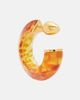 Alaia AlaÃ¯a Edge leopard-print hoop earrings - 5