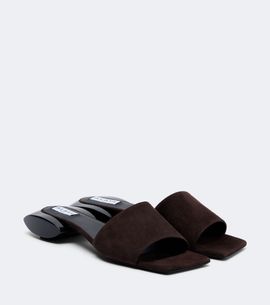 Alaia Alaïa Ellipse suede mules