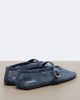 Alaia Alaïa Embellished fishnet Mary Jane flats - 4