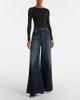 Alaia AlaÃ¯a Faded wide-leg jeans - 2