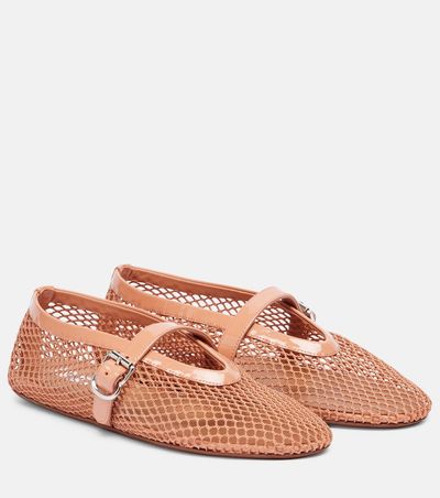 Alaia Alaïa Fishnet ballet flats