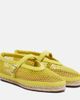 Alaia AlaÃ¯a Fishnet suede-trimmed espadrilles - 1