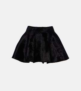 Alaia Alaïa Flared wool-blend miniskirt