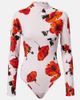 Alaia AlaÃ¯a Floral jersey bodysuit - 1