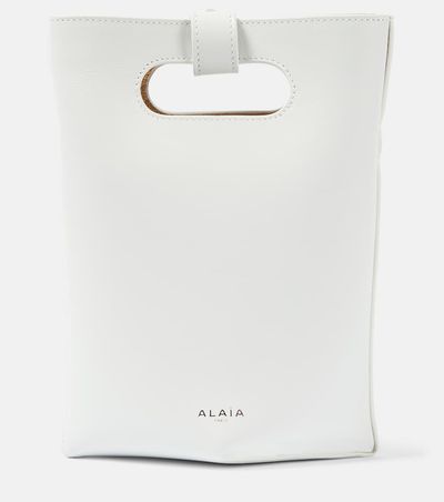 Alaia AlaÃ¯a Folded Small leather tote bag