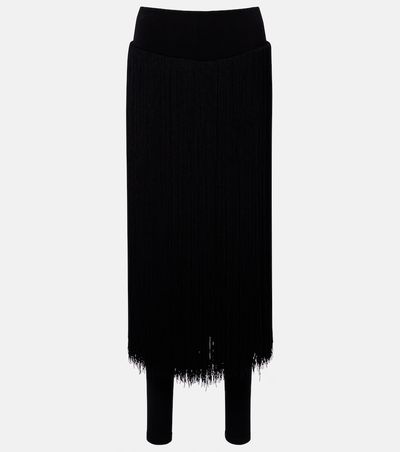 Alaia AlaÃ¯a Fringed leggings