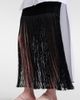 Alaia AlaÃ¯a Fringed ribbed-knit skirt - 4