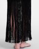 Alaia AlaÃ¯a Fringed ribbed-knit skirt - 7
