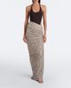 Alaia Alaïa Gathered polka-dot jersey maxi skirt - 2