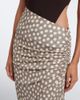 Alaia Alaïa Gathered polka-dot jersey maxi skirt - 3