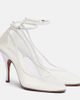 Alaia Alaïa Grosgrain-trimmed mesh pumps - 1