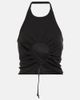 Alaia AlaÃ¯a Halter neck ruched cotton top - 1