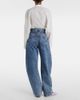 Alaia Alaïa High-rise barrel-leg jeans - 3