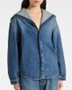 Alaia Alaïa Hooded denim shirt - 6
