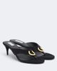 Alaia Alaïa Infra suede thong sandals - 1