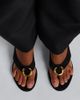 Alaia Alaïa Infra suede thong sandals - 3