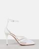 Alaia Alaïa Infradito 90 fishnet patent leather pumps - 4