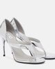 Alaia Alaïa Infradito mirrored leather thong sandals - 1