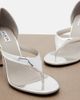 Alaia Alaïa Infradito mirrored leather thong sandals - 6