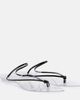 Alaia Alaïa Invisible leather thong sandals - 1