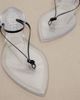Alaia Alaïa Invisible leather thong sandals - 6