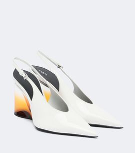 Alaia Alaïa Invisible leather wedge pumps