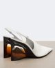 Alaia Alaïa Invisible leather wedge pumps - 3