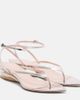 Alaia Alaïa Invisible leather wedge thong sandals - 1