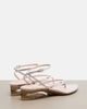 Alaia Alaïa Invisible leather wedge thong sandals - 3