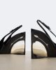 Alaia Alaïa Invisible patent leather wedge pumps - 6